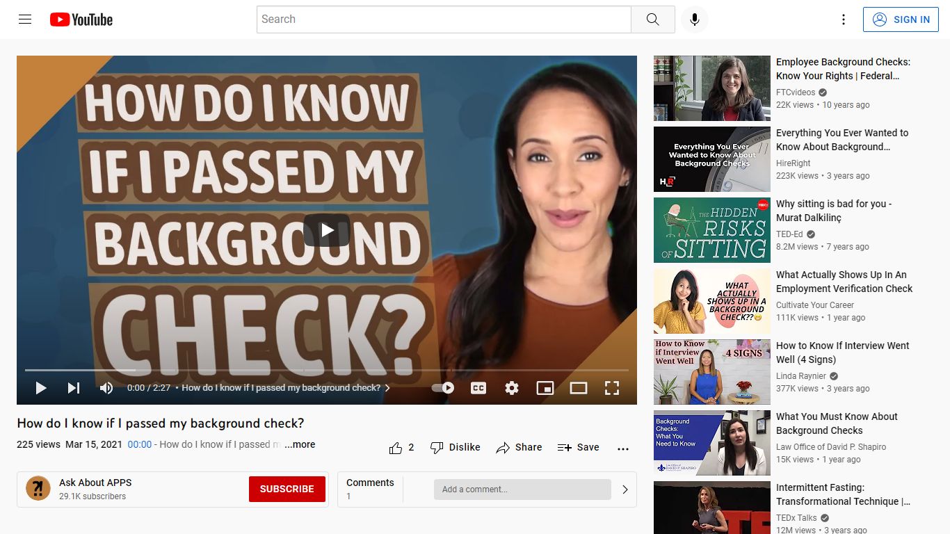 How do I know if I passed my background check? - YouTube